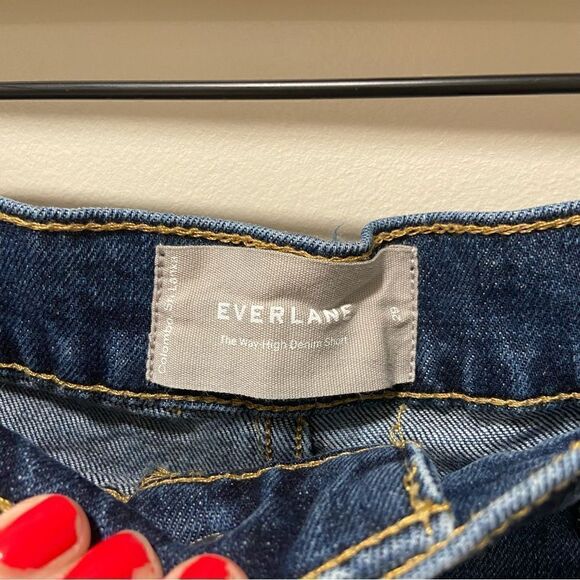 Everlane The Way-High Denim Jean Shorts sz 29 - Picture 6 of 6